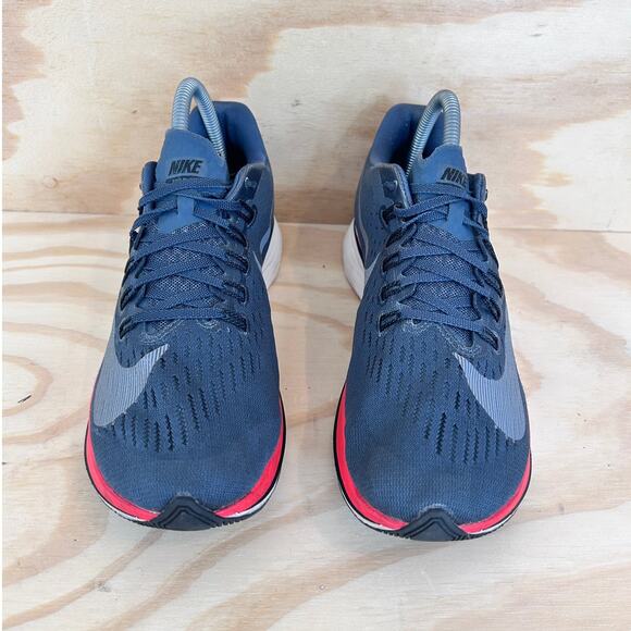 Nike - Zoom Fly - Running Shoes - Blue/Red - Women's - 9 - 897821-400 - Picture 2 of 9